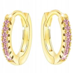 Mennica Bydgoska Ezüst Fülbevaló Kislánynak Karikák Aranyozott Karikák Ezüst (130/1)