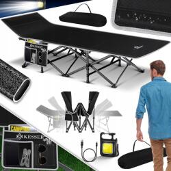 KESSER kempingágy 190 cm x 67 cm fekete (4255598307604)