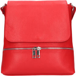 Italia Geantă de mână crossbody din piele Italia Linda - roşu