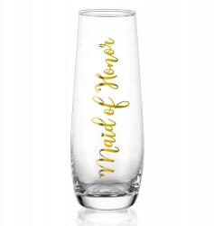  Nuptio Pezsgős poharak Maid of Honor: szár nélküli lánybúcsú - allegro - 1 525 Ft