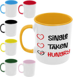 Single - Taken - Hungry - Színes Bögre (255920)