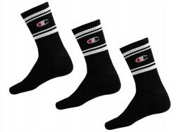 Champion Zokni Champion Fekete 3 db-os Pamut Zokni Kényelmes 3 pár méret 39-42 (U20081 KK001)