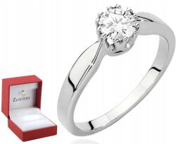 ZŁOCISTO Fehér Arany Gyűrű Gyémánt Gravírozással 585 Ajándék (DLA DZIEWCZYNY NARZECZONEJ) - allegro - 550 940 Ft