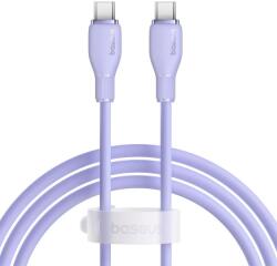 Baseus Cablu Baseus Pudding Series, 100W, USB-C la USB-C, Fast Charging, 1.2 metri, Violet