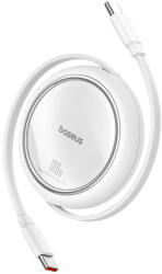 Baseus Cablu Baseus Free2Draw USB-C la USB-C, PD, 100 W, 1 m (alb)