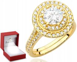 ZŁOCISTO Arany Gyűrű Gyémántokkal 585 Gravírozás (biżuteria na urodziny imieniny rocznicę) - allegro - 1 459 190 Ft