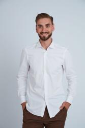 FRONTERA Camasa premium barbati, 100% bumbac, slim fit - FRONTERA - alb (Culoare: Alb, Marime: 44) (22663)