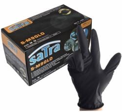 Satra Manusi mecanic auto, nitril negre - 8 mil, marimea M, 100 buc, Satra S-M9GLD (S-M9GLD)