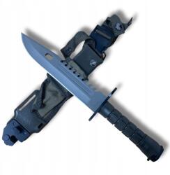 Bsh Adventure Katonai Túlélő Bajonett taktikai kés Replika M9 tokkal (BAGNET N-715B)