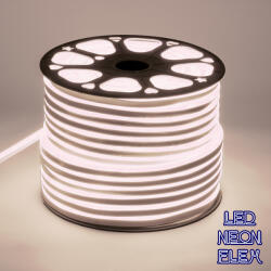 GloboStar Bandă LED Impermeabilă 220V cu Lumină Albă Naturală 1m Tip SMD2835 70571 (70571)