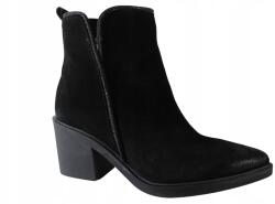 Karino Bakancs 4916 MÉRET38 Bőr Fekete Velúr (4916)