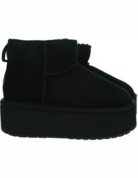 Emu Australia Platformos bokacsizma Emu Australia Stinger Micro Flatform W13082 Fekete 36 (W13082 BLACK)