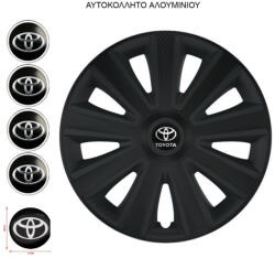 Versaco Set Capace De Roți Auto Aviator Carbon Compatibilitate Toyota 4 Bucăți 15 Negru 004-06642 (004-06642)