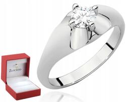 ZŁOCISTO Fehér Arany Gyűrű Gyémánt Gravírozással 585 Ajándék (DLA DZIEWCZYNY NARZECZONEJ) - allegro - 702 650 Ft