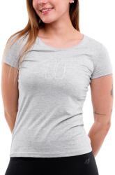 4F női póló sport blúz rövid ujjú logó pamut méret L (H4Z22-TSD353)