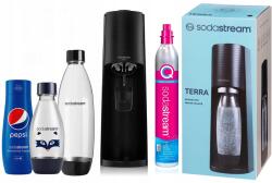 SodaStream Terra Szódakészítő Gép vízgázosító szódagép családi szett Max (1100049480)