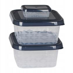 BranQ Ételtároló Doboz Készlet 3db Fedél Branq (BX1900)