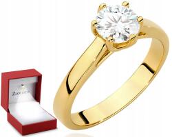 ZŁOCISTO Arany Gyűrű Gyémánttal 585 Gravírozás Ingyen (biżuteria na urodziny imieniny rocznicę) - allegro - 992 090 Ft