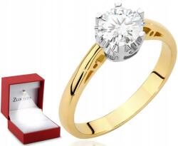 ZŁOCISTO Arany Gyűrű Gyémánt 585 Gravírozás (biżuteria na urodziny imieniny rocznicę) - allegro - 974 125 Ft