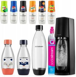 SodaStream Terra Szódakészítő Gép Palackpatron 1x 1l Fuse 2x 0, 5l Lh 6x Szirup (5902701857691)