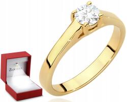 ZŁOCISTO Arany Gyűrű Gyémánttal 585 Gravírozás Ingyen (biżuteria na urodziny imieniny rocznicę) - allegro - 598 845 Ft