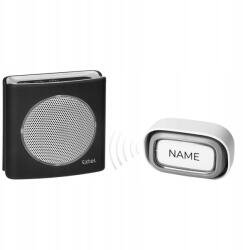 ORNO Extel diBi Flash Soft vezeték nélküli, elemes csengő, fekete (081737)