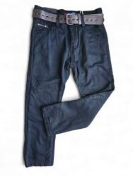  Fiú melegítőnadrág, alkalmi, gála nadrág övvel fekete 8 éves