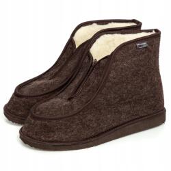 PanSzew Meleg Férfi Filc Papucs Természetes Gyapjúval 36-46 PanSzew (Lekkie Ciapy Pantofle Bambosze z Wełny Owczej)