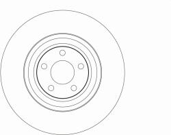 TRW DF4268S féktárcsa (1db)