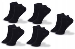  5x Zokni Láb Pamut Női fekete szett 5 pár zokni 38 41 (Stópki damskie z bawełny)