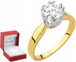 ZŁOCISTO Tanúsított Termék 1, 00 Ct Gyémánt Lab Gyémánt Lab Gyűrű (DLA DZIEWCZYNY NARZECZONEJ)