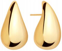 Mennica Bydgoska Ezüst fülbevaló 925 nagy csepp könnycsepp stift ezüst aranyozott eredeti (120/2)