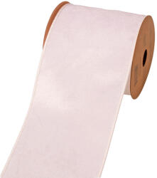 Valex Decor Fehér bársony szalag drótos szegéllyel 100mm x 5m (DV100-01)