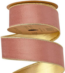 Valex Decor Rose gold bársony szalag drótos szegéllyel 38mm x 5m (DV038-20)