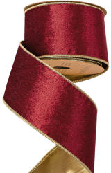 Valex Decor Bordó bársony szalag drótos szegéllyel 63mm x 5m (DV063-91)