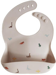 Mushie Hajlékony szilikon előke - dínók - ministudio