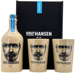KNUT HANSEN Dry gin fa díszdobozban 2 pohárral (0, 5L / 42%) - whiskynet