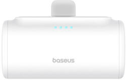 Baseus Compact gyorstöltő powerbank 5000 mAh 20W iPhone csatlakozóval fehér