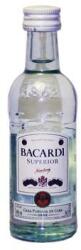 Bacardi Carta Blanca Superior Rum 0, 05 l/5 cl mini palack 37.5%