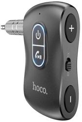 hoco. E73 PRO transmițător FM bluetooth cu mufă jack de 3, 5 mm (v5.0, microfon, cititor de carduri microSD + cablu Type-C) NEGRU E73_PRO_JOURNEY (E73_PRO_JOURNEY)
