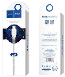 hoco. Cablu de date USB la IPHONE lightning HOCO Flash X20 H70314 iPhone cabluri de date Lungime 2 Metri Culoare Alb (H70314)
