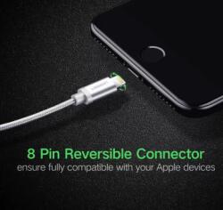 UGREEN Cablu de date si sincronizare de inalta calitate Lightning USB US199 UG416-2M-Z iPhone cabluri de date Lungime 2 Metri Culoare Argint (UG416-2M-Z)