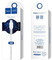 hoco. Cablu de date USB la IPHONE lightning HOCO Flash X20 H70312 iPhone cabluri de date Lungime 3 Metri Culoare Alb (H70312)