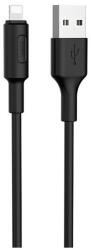 hoco. Cablu de date USB 2.0 la Lightning pentru Apple iPhone Hoco Soarer X25 H100151 iPhone cabluri de date Lungime 1 Metru Culoare Negru (H100151)