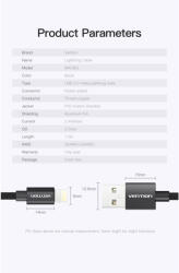 Vention Cablu de date iPhone Lightning Tata la USB 2.0 Tata VENTION 1.5M V088 iPhone cabluri de date (V088)