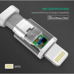 UGREEN Cablu de date 2 in 1 Lightning USB A la Micro USB UGREEN UG419-0.5M-W iPhone cabluri de date Lungime 0.5 Metri (UG419-0.5M-W)