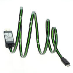 OTB Cablu de date USB 2.0 la Micro-USB cu lumina de functionare animata ON3868 Alte cabluri de date Culoare Verde (ON3868)