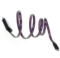 OTB Cablu de date USB 2.0 la Micro-USB cu lumina de functionare animata ON3867 Alte cabluri de date Culoare Negru (ON3867)