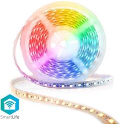 Nedis Bandă LED inteligentă Nedis WIFILS52CRGBW Wi-Fi | Multicoloră | SMD | 5, 00 m | IP21 | 2700 - 6500K | 960 lm | Android / IOS (WIFILS52CRGBW)