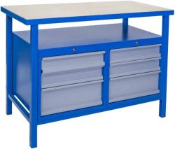 Güde P 1200 SS, munkapad, munkaasztal, 1190x600x850mm, összeszerelt (gude_40930)